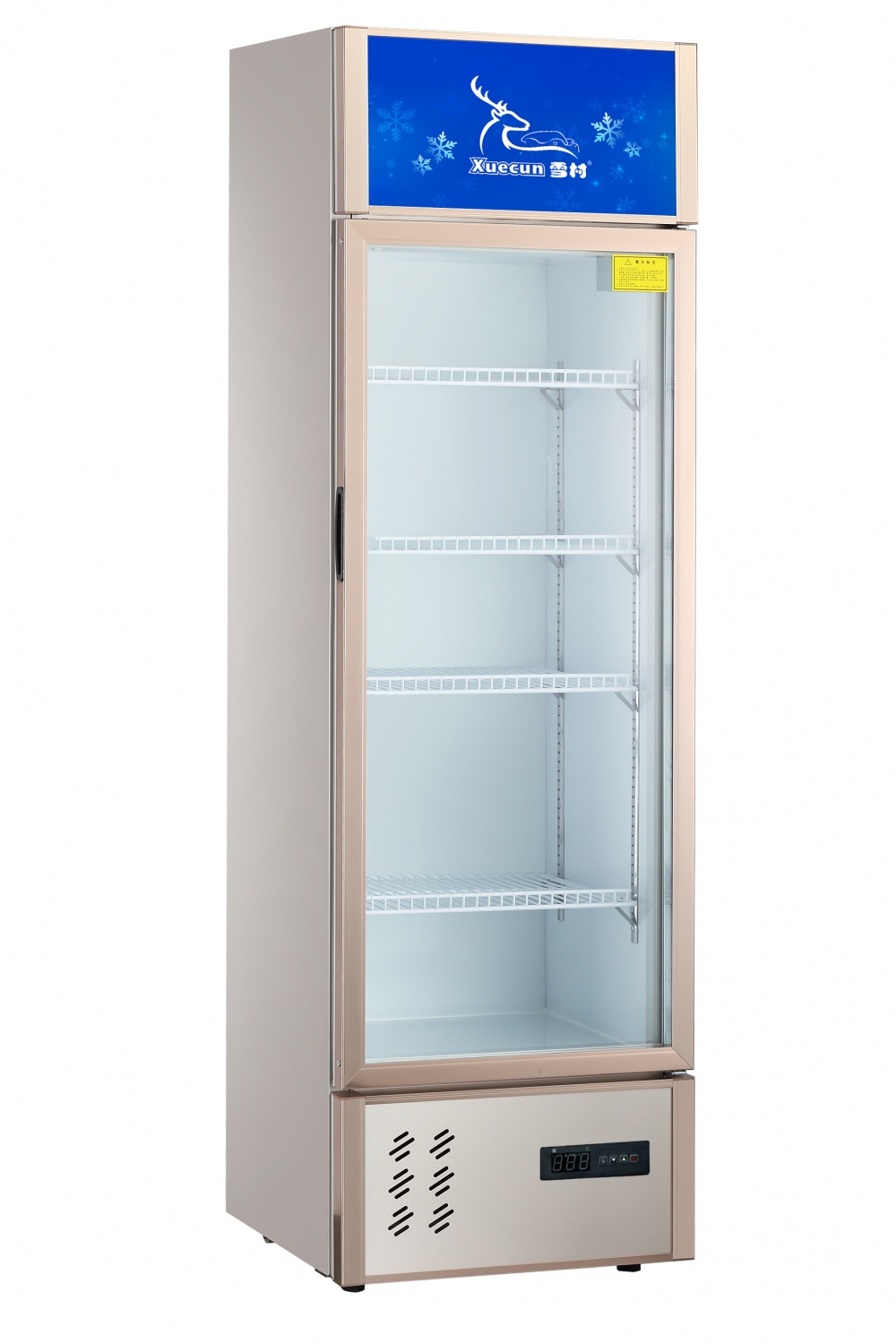 UPRIGHT GLASS DOOR SHOWCASE SERIES-STATIC COOLING-ONE DOOR