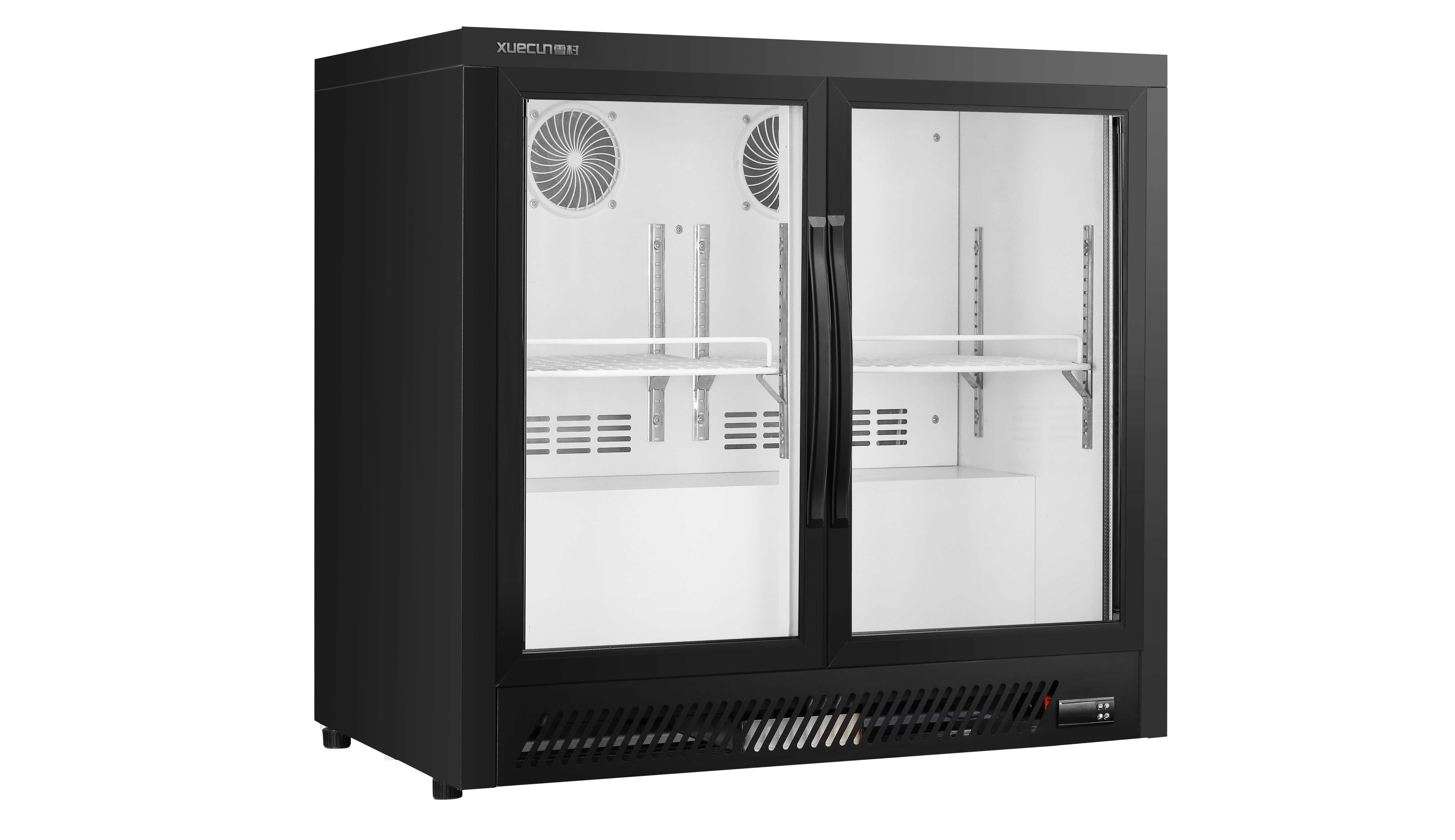 UPRIGHT GLASS DOOR SHOWCASE SERIES-VENTILATED COOLING-BACK BAR COOLER